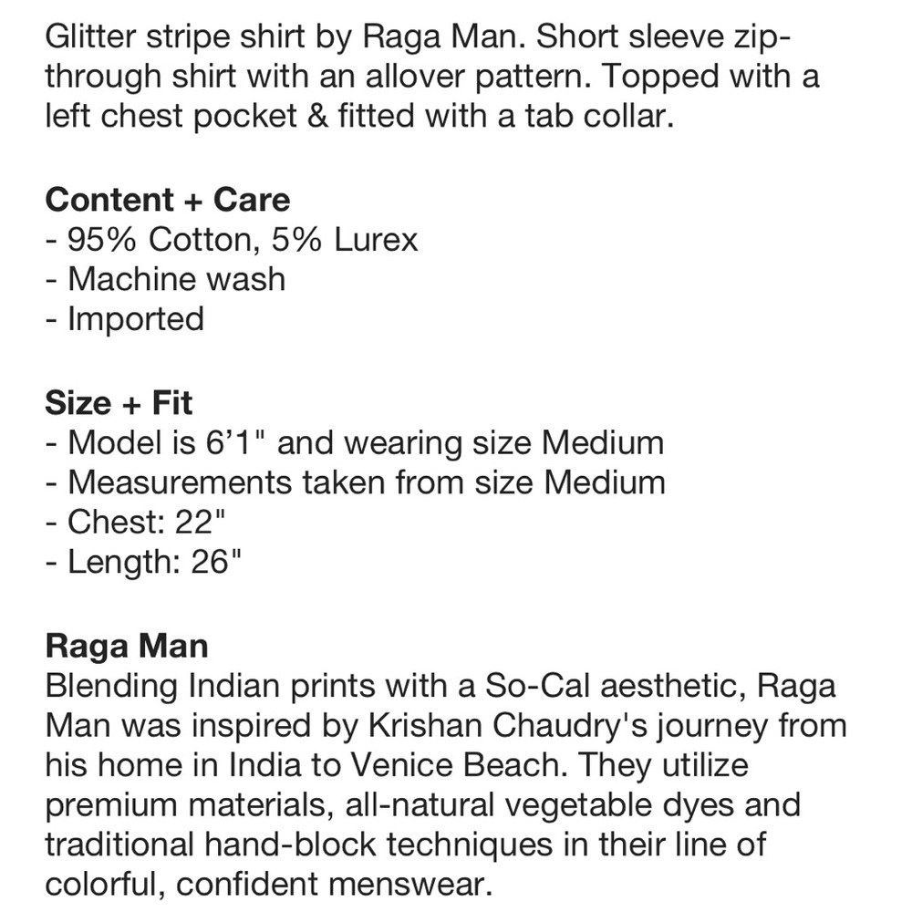 Sold Out Raga Man Shirt - Picture 5 of 5